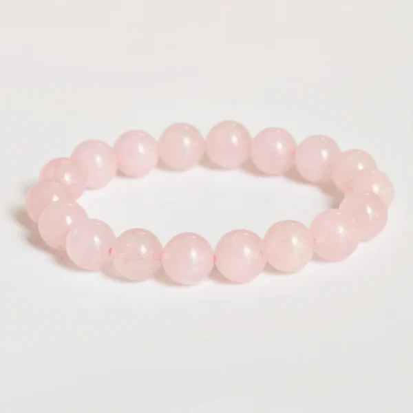 Bracelet perle quartz rose - Image 4