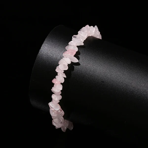 Bracelet pierre quartz rose - Image 3