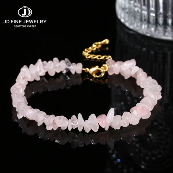Bracelet pierre quartz rose - Image 2