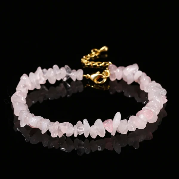 Bracelet pierre quartz rose - Image 5